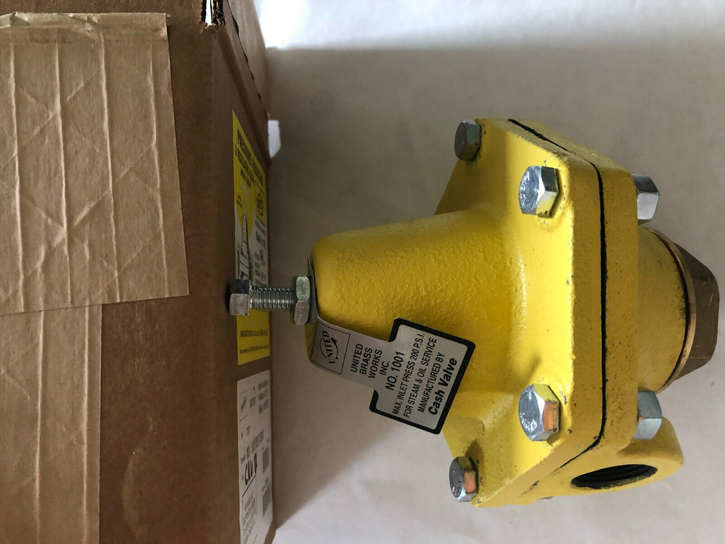 New 1 1/2" Cash Valve United 1001 Live Steam Pressure Reducing Regulator 200Psi
