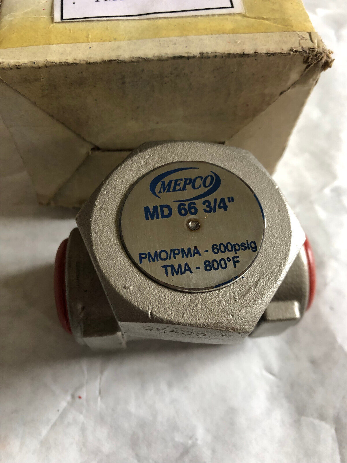 New Mepco Md66 Steam Trap Mepco Md-66 3/4" Npt Stainless Steel 600 Psig,Aj