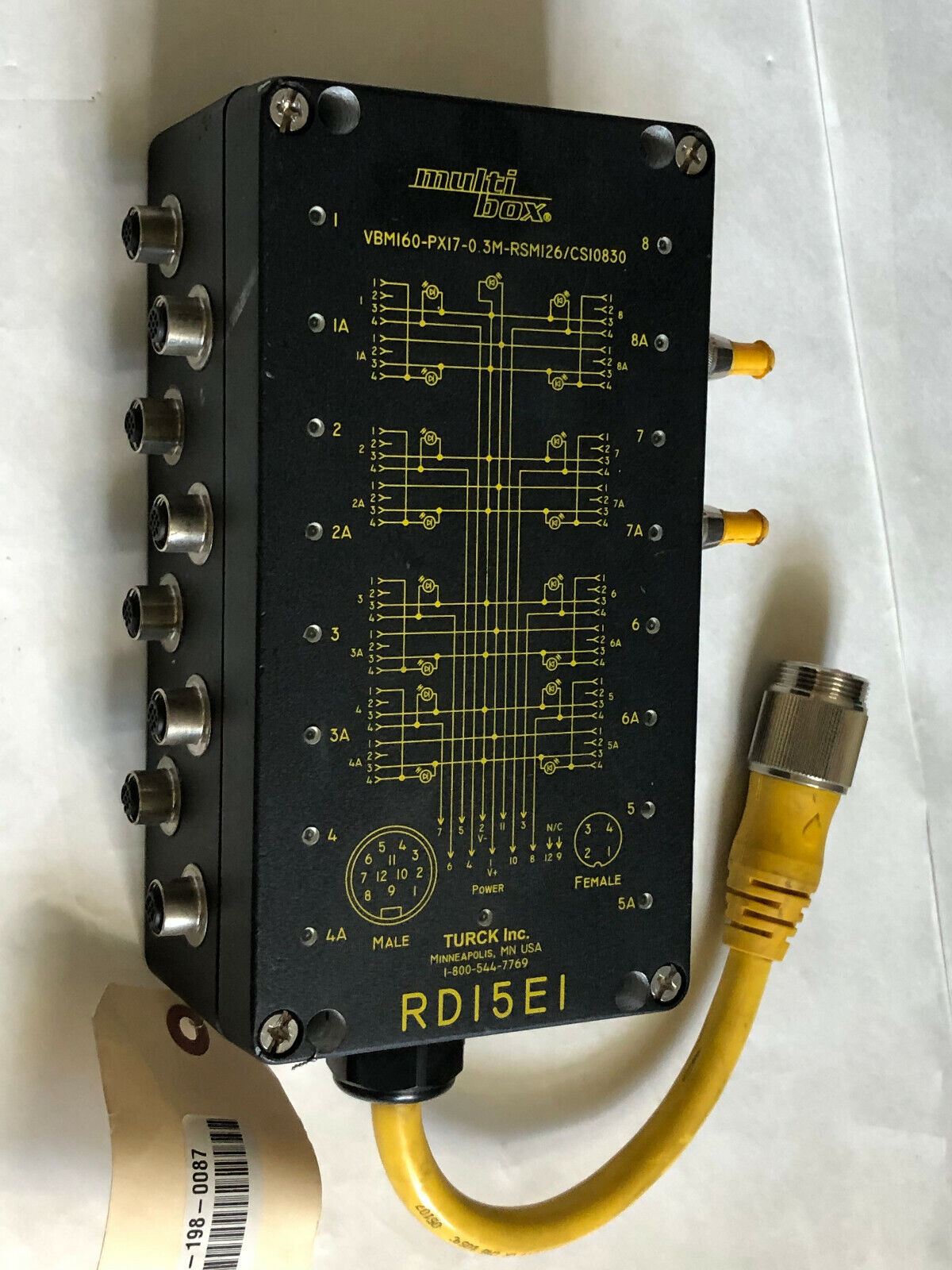 Turck Vbm160-Px17-0.3M-Rsm126/Cs10830,Vbm160-Px17-0,Rd15e1,Rd15ei,Multi-Box,So