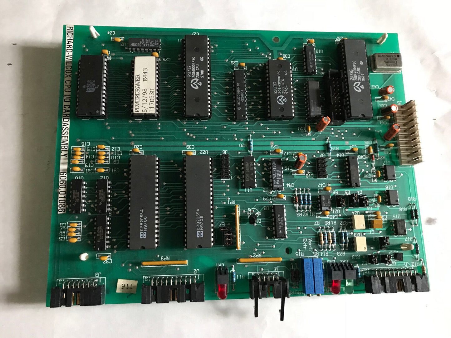 Richards-Wilcox 6060.01086 Cpu I/O Card Assembly #6060.01086,27-052-98B,Ah