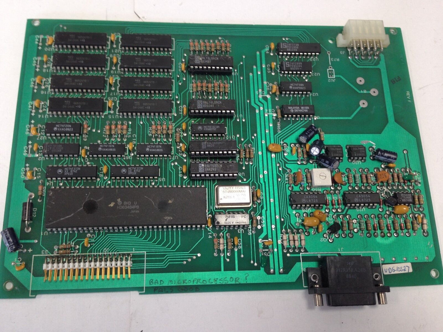 Tcp 260-0600-038 Rev F Vdg-10527 Pcb Board ,Vdg 1474B,14748,Dl,Dd