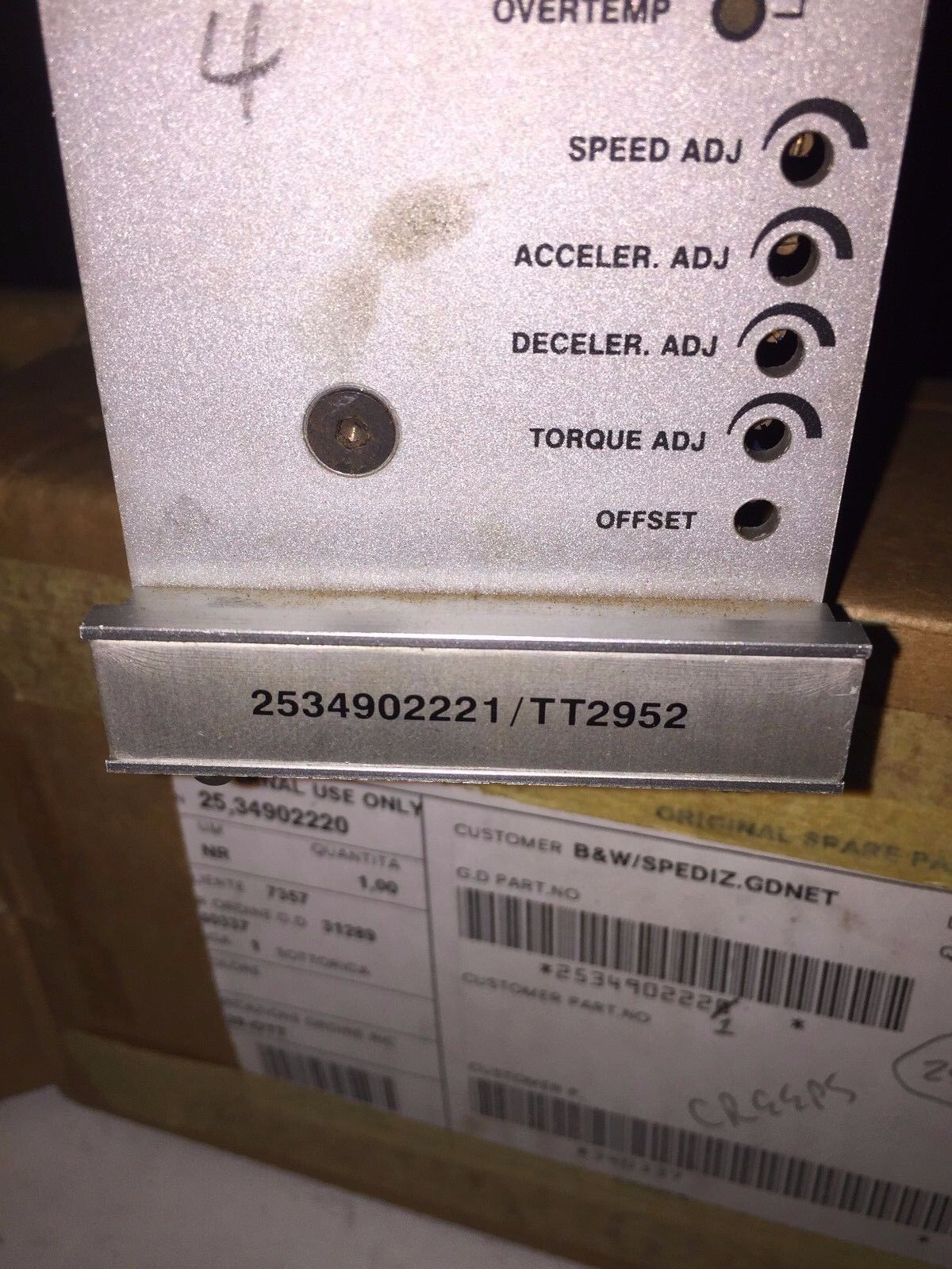 Gd Bologna 2534902221 / Tt2952 Power Supply Type Azc1401133rbst04,Ct