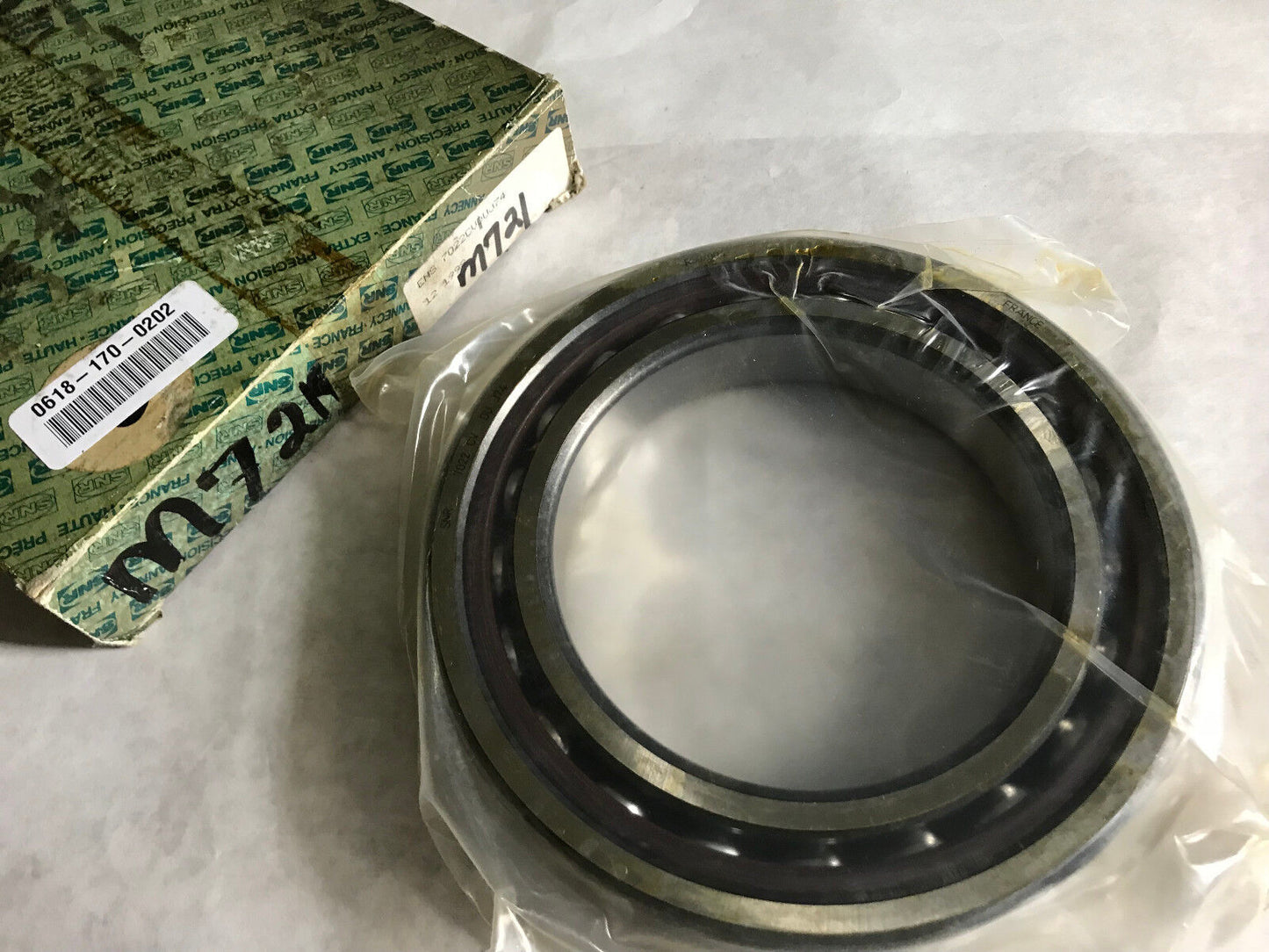 New Snr 7022 Cv Du J74 Super Precision Bearing,R50/004, 110Mm X 170Mm X 28Mm ,Aa