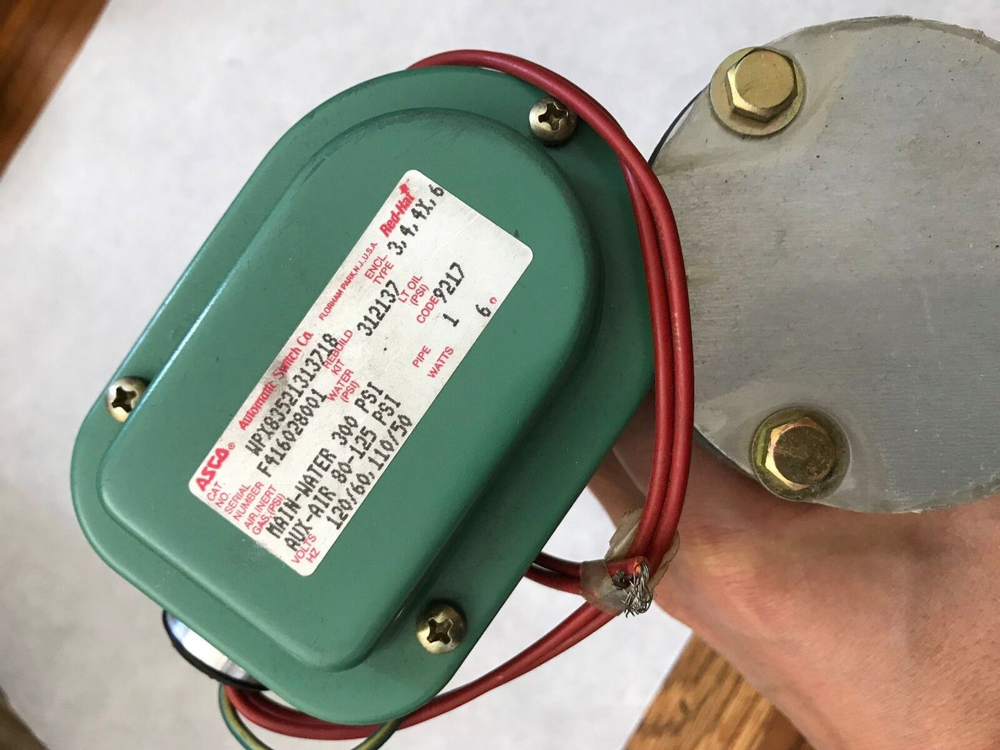 1" Npt New Asco Wpx83521313718 Red-Hat Automatic Switch Valve Nv-G1-541, Room5