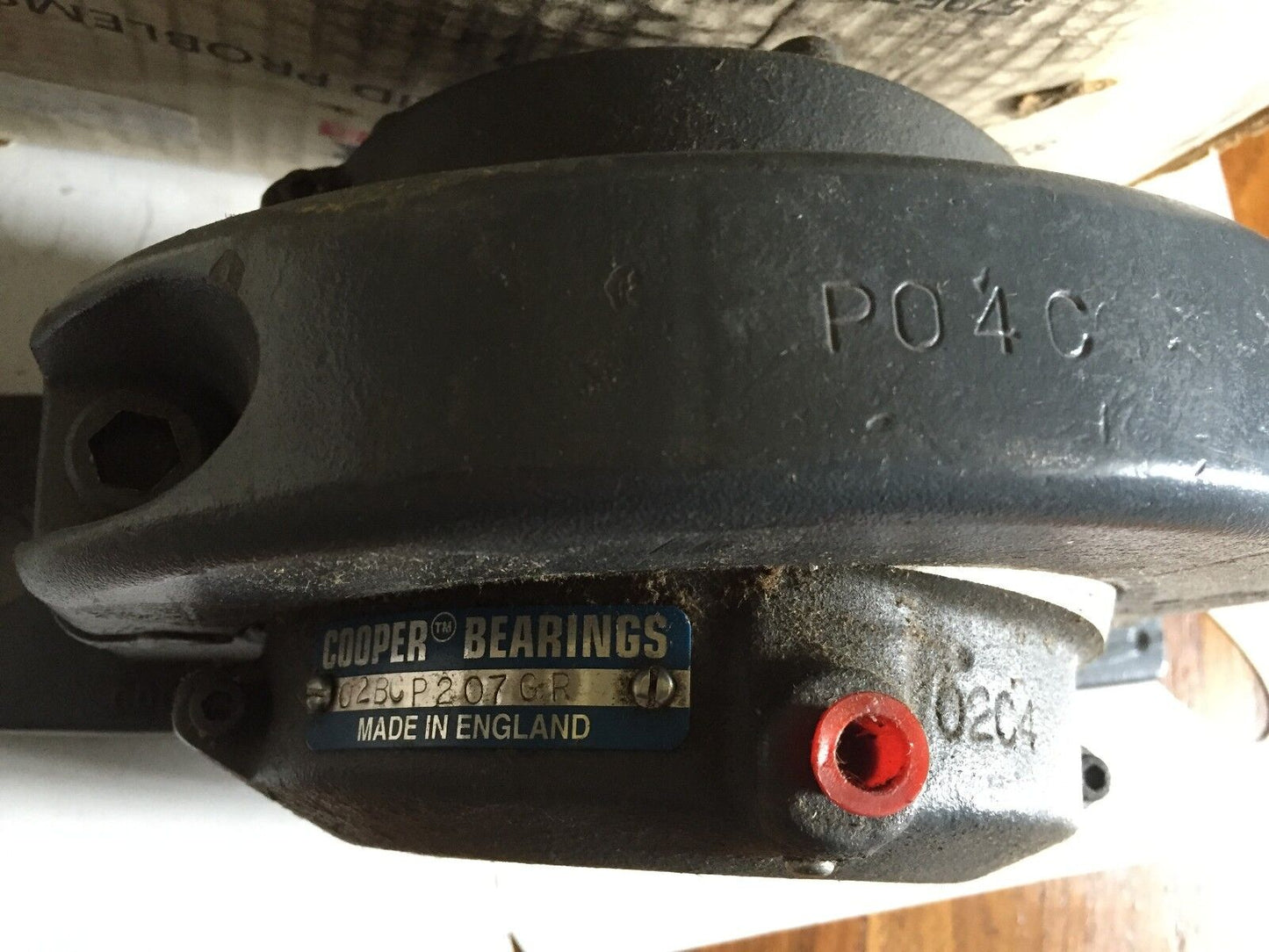 New Cooper 02Bcp207gr,P04c,02C4,Cooper 207 Bearing 2Bolt Base Pillow Block,Te