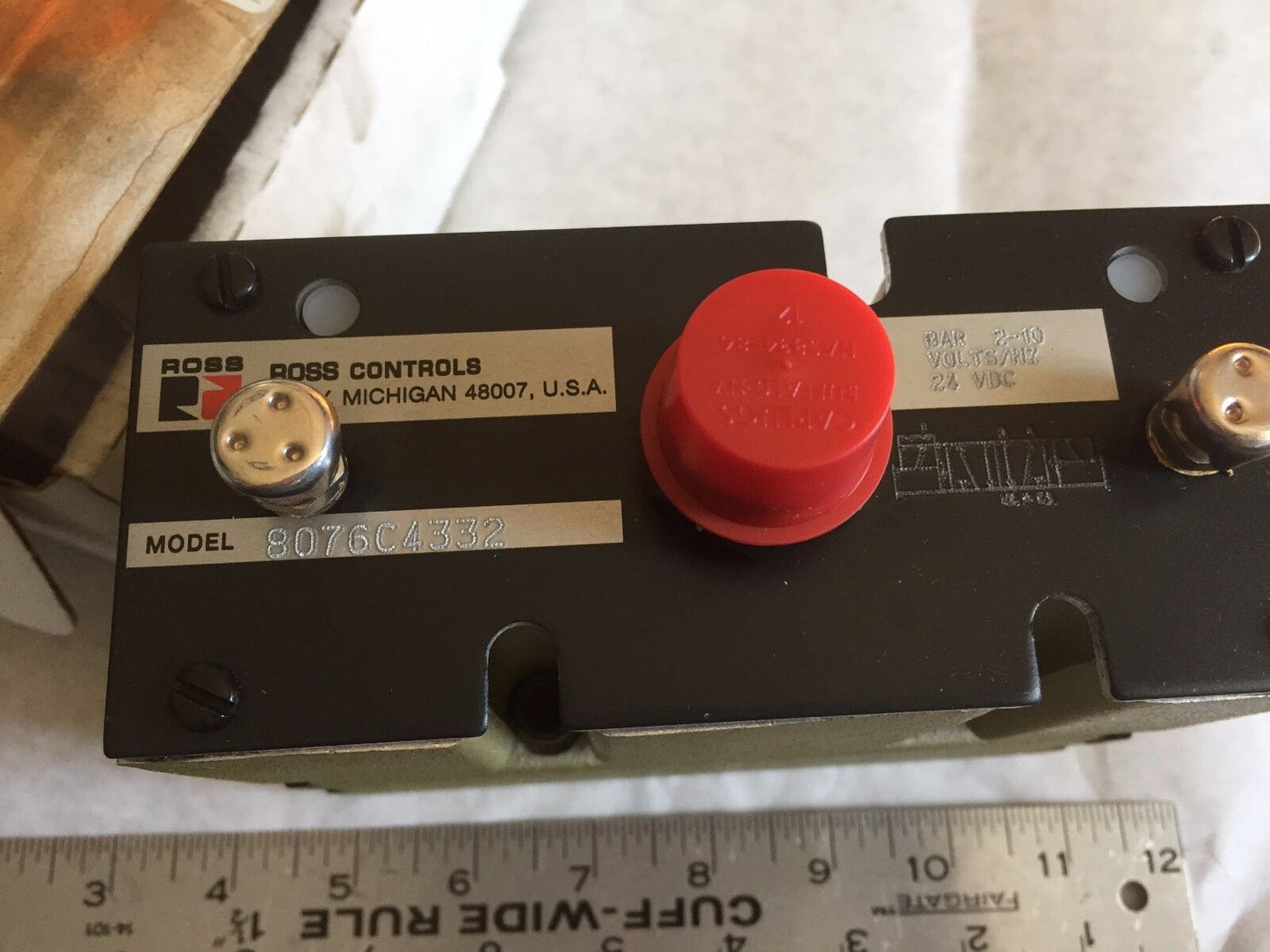 New Ross 8076C4332 Series 80 Solenoid Valve 24Vdc 8076C4332w 24 Vdc So 180254,Ak