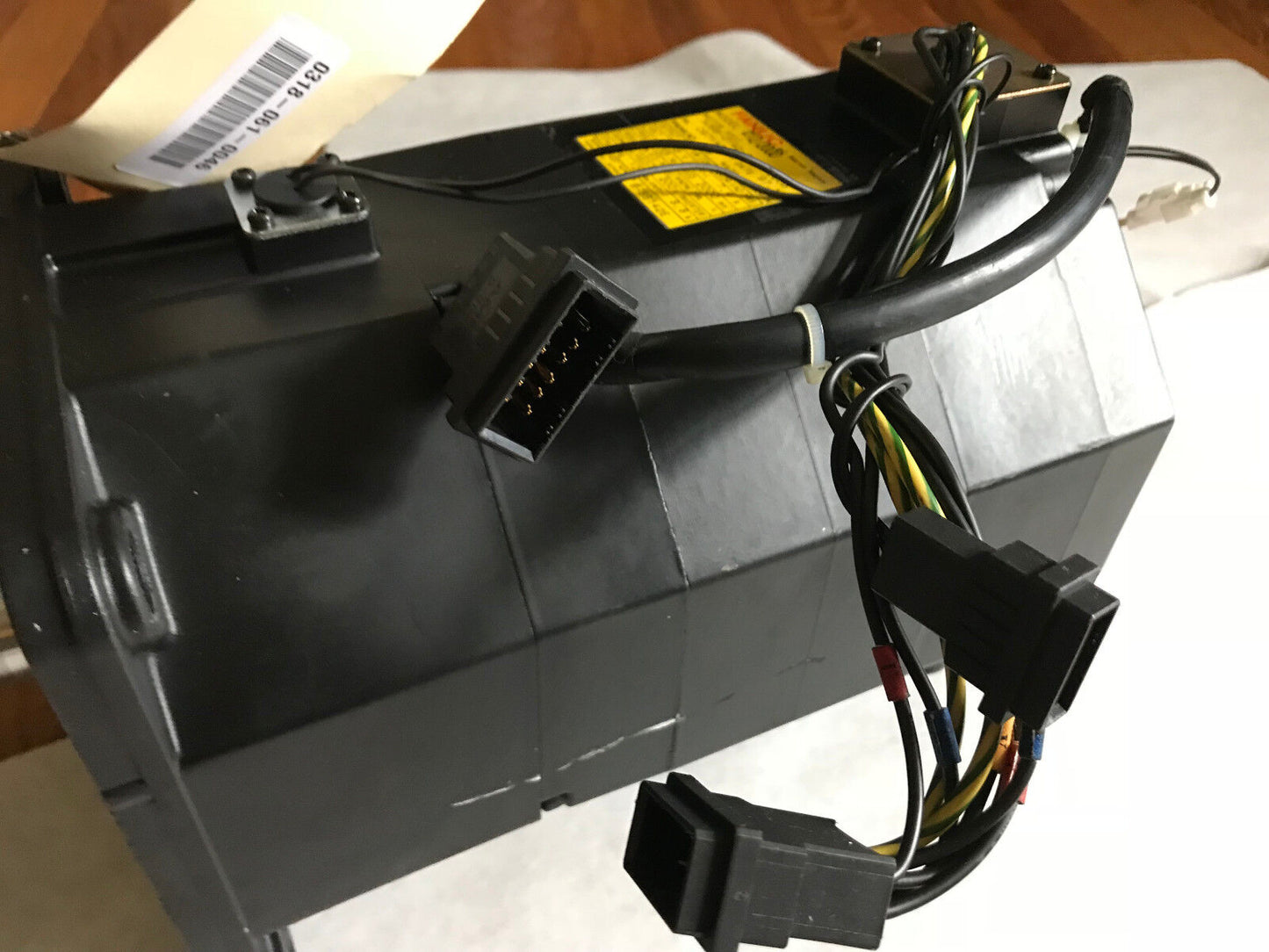 Fanuc A06b-0142-B675#0006,A12/2000,186V 2000Rpm Ac Servo Motor,A860-0360-T201,Ev