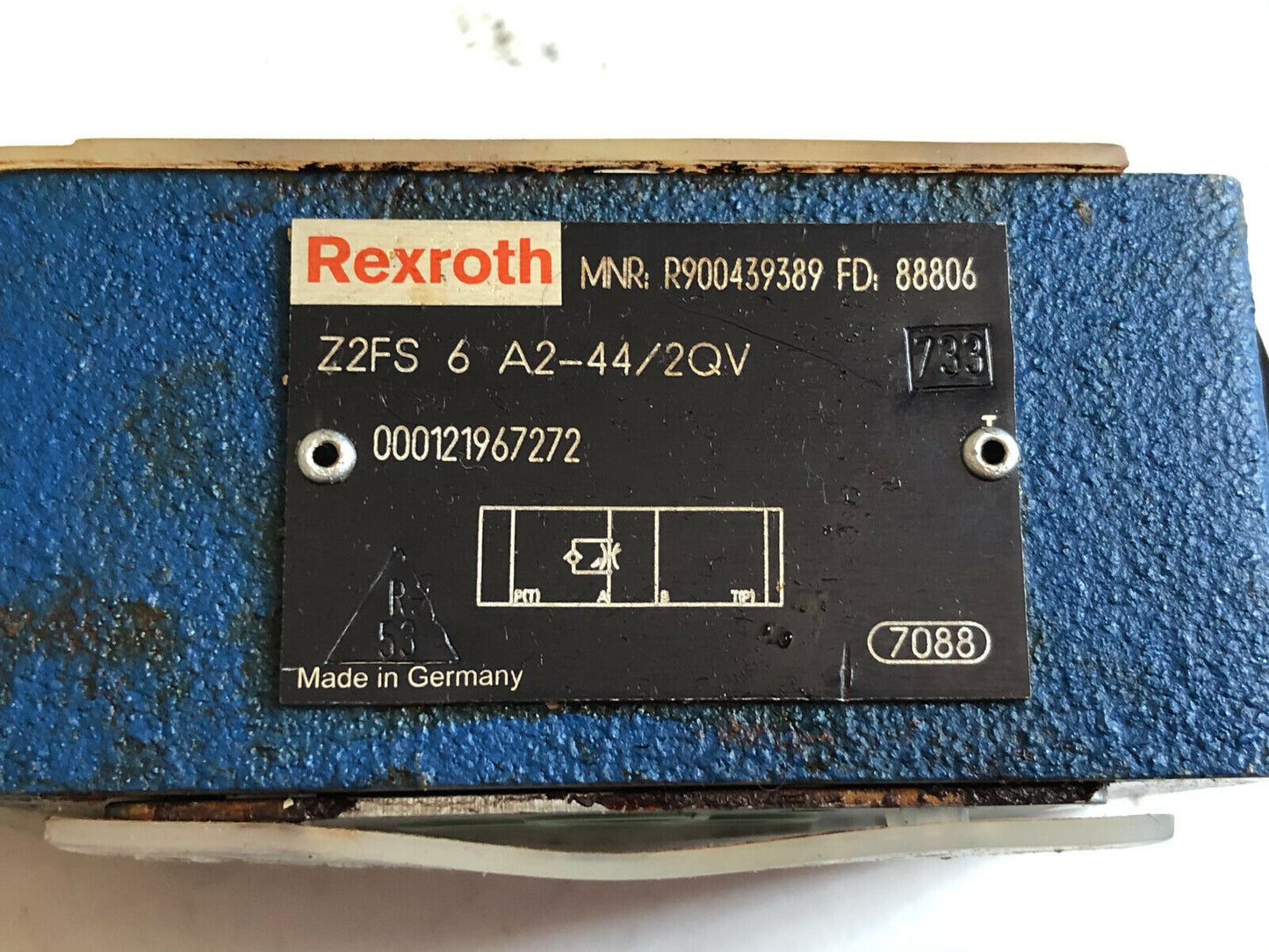 New Rexroth Hydraulic Check Valve Z2fs 6-A2-44/2Qv R900439389 Fd 88806,Tl
