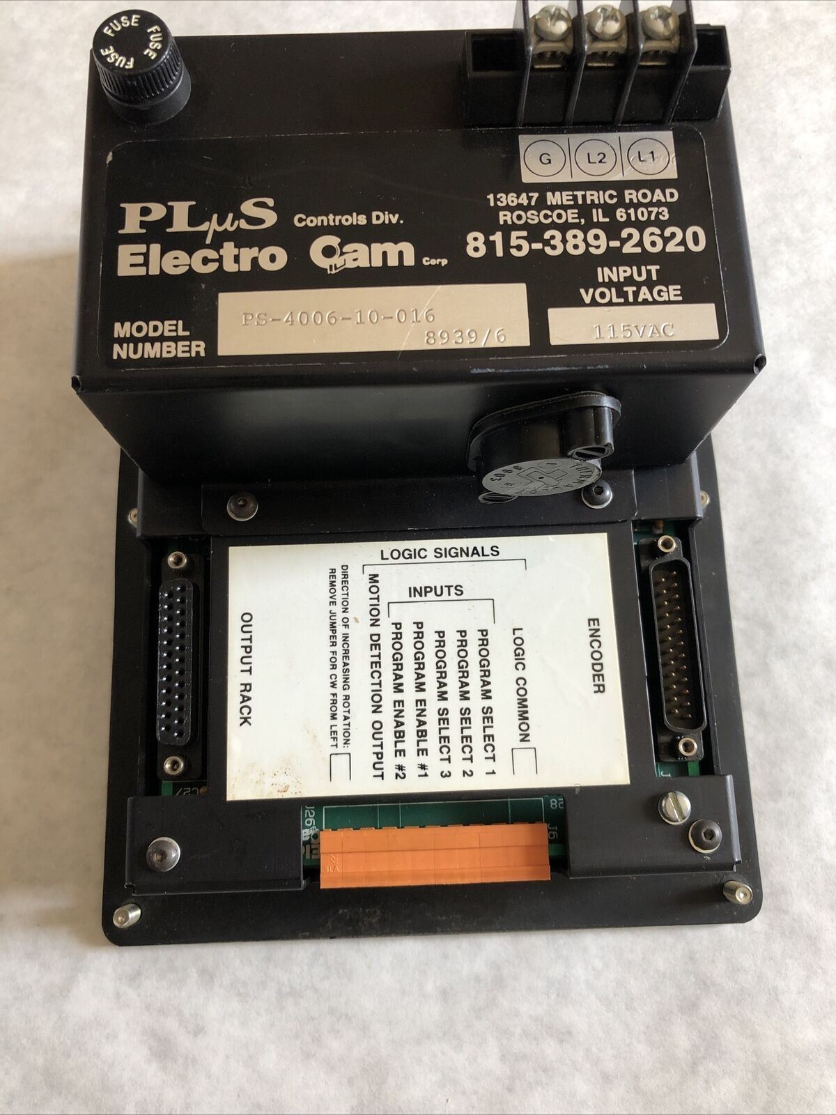 Electro Cam Ps-4006-10-01,Doboy Interface 120Vac Ps-4006-10-016Mdb,Br