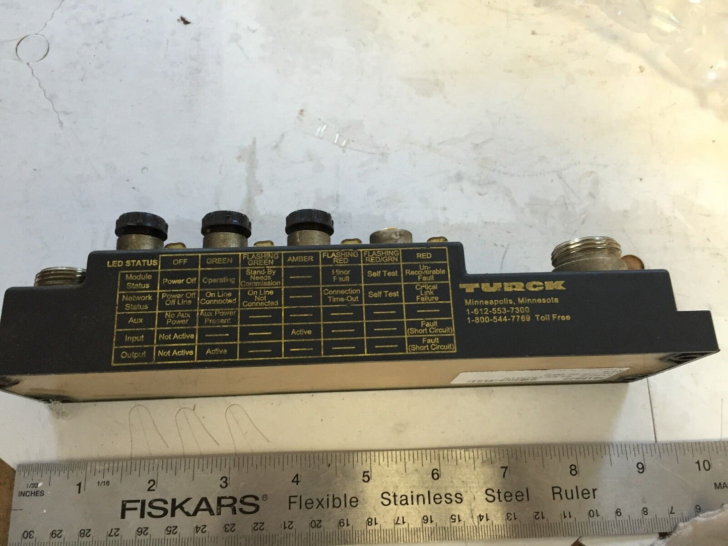 Turck Cdn-Iom-88-0036,Cdn-Iom-80-0036 Bus Stop Devicenet 8 I/O Station,Er