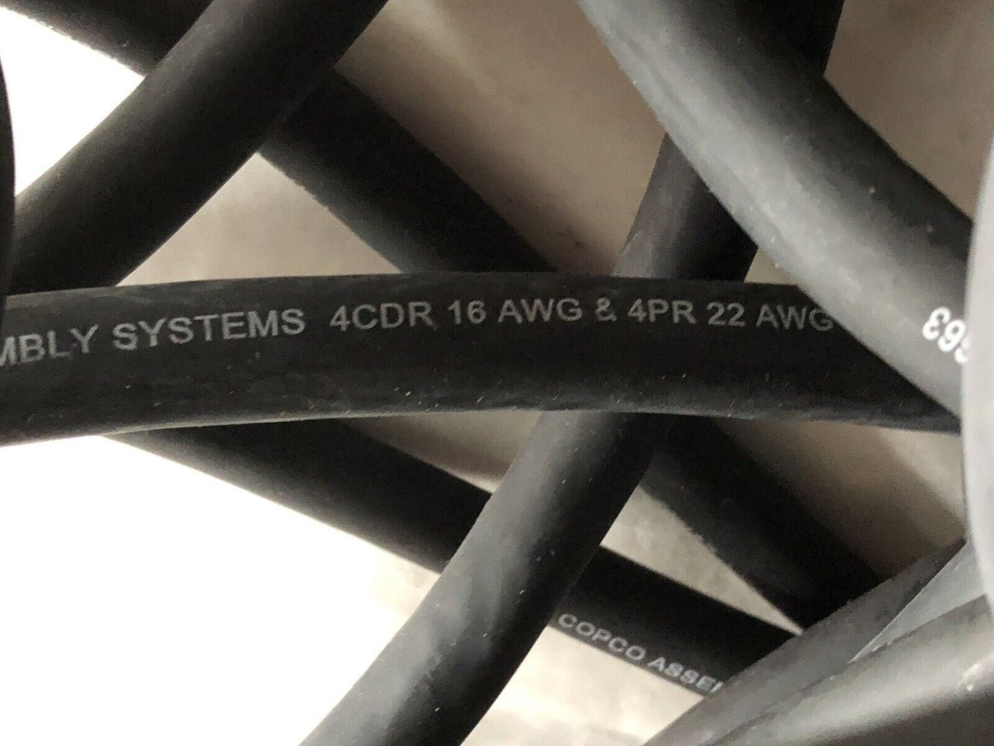 New Atlas-Copco 4231506018,4Cdr 16 Awg E41663 Nutrunner To Controller Cable,Th