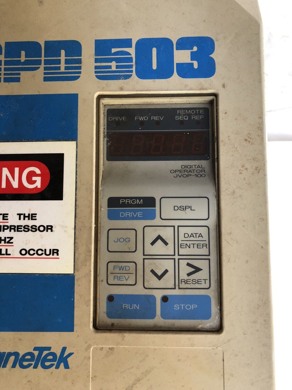 Magnetek Cimr-G3s45p5 Ac Drive Gpd 503 3Phase 7.5Hp 14.9 Amps,Dd