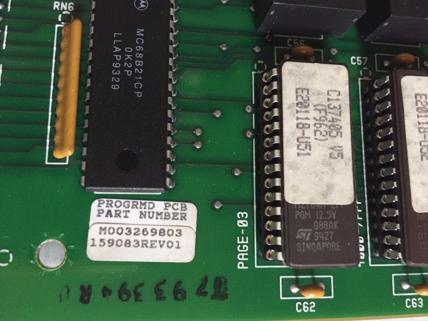 Rockwell E20118-1,A5410,Goss 124441,C143350 Assembly Apcs Keyboard Controller,Cs
