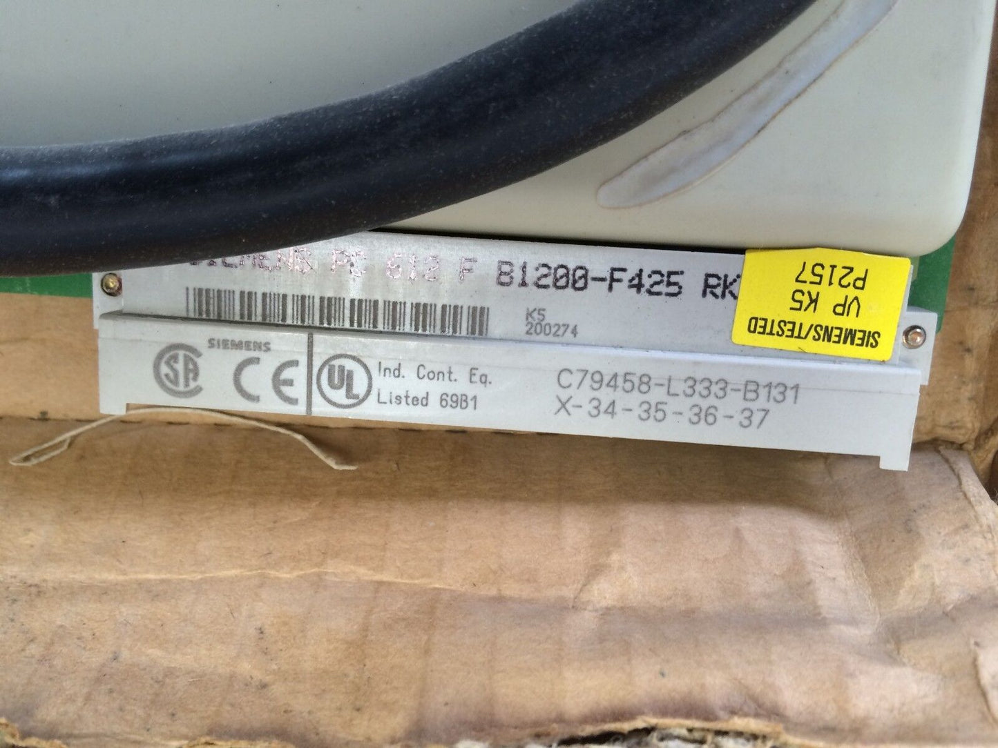 New Siemens 6Es5312-3Ab12,C79040-A6412-C509-01-08, S5-135/55 Im312 Ex E183,Bv