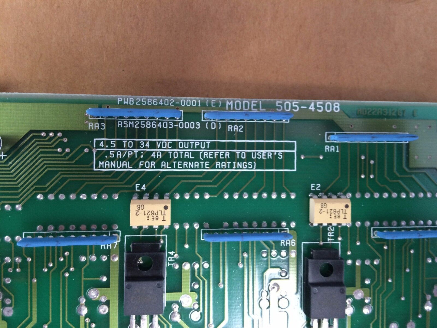 New Siemens Module Pwb 2586402-0001 Digital 505 8O 0.5A Seimens 505-4508,Eg