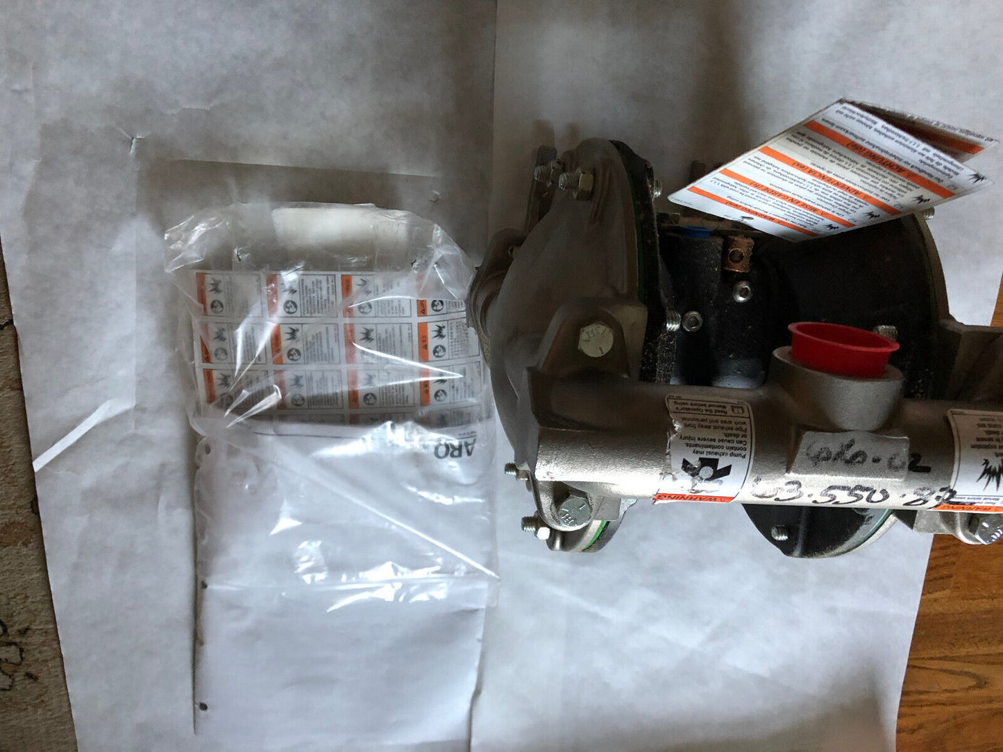 New Aro 666101-244-C 1" Metal Diaphragm Pump. 120Psig,66610T-244-C,666101 244,Al