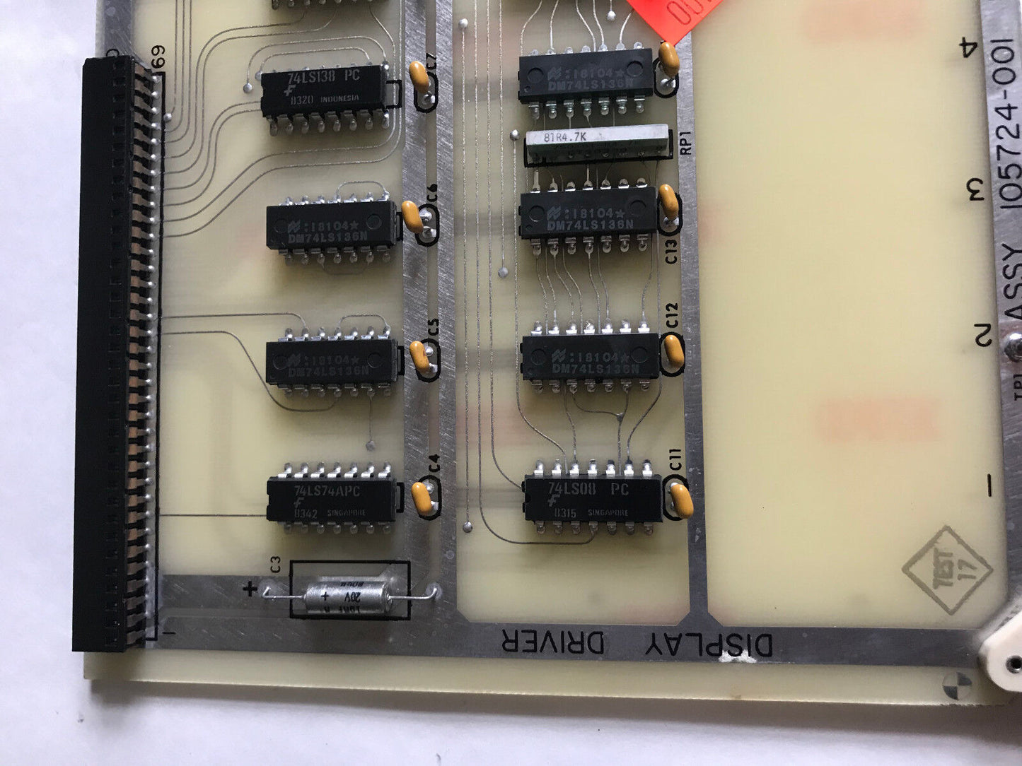 Charmilles Andrews 105724-001 Assy Display Driver Board Pcb 105724-Oo1,Si