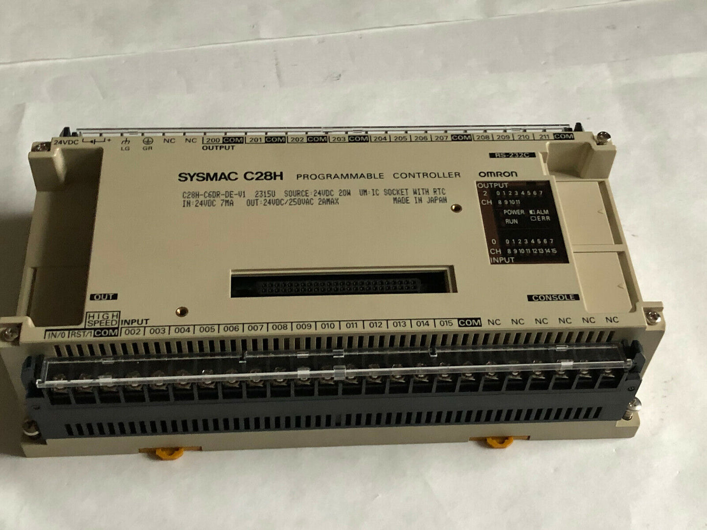 New C28h-C6dr-De-V1 Omron Sysmac C28h Module Programmable Controller 24Vdc,Dh