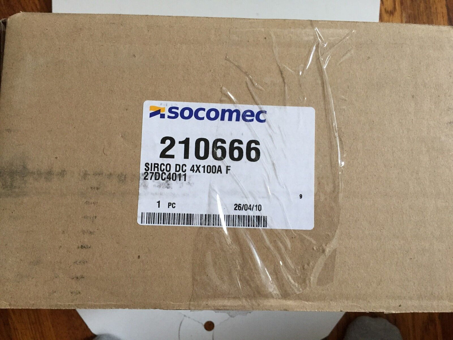 Socomec 210666 Sirco 100A Dc,27Dc4011 Dc 4X100a,Sirco Dc 4X100a Switch,210666,Fi