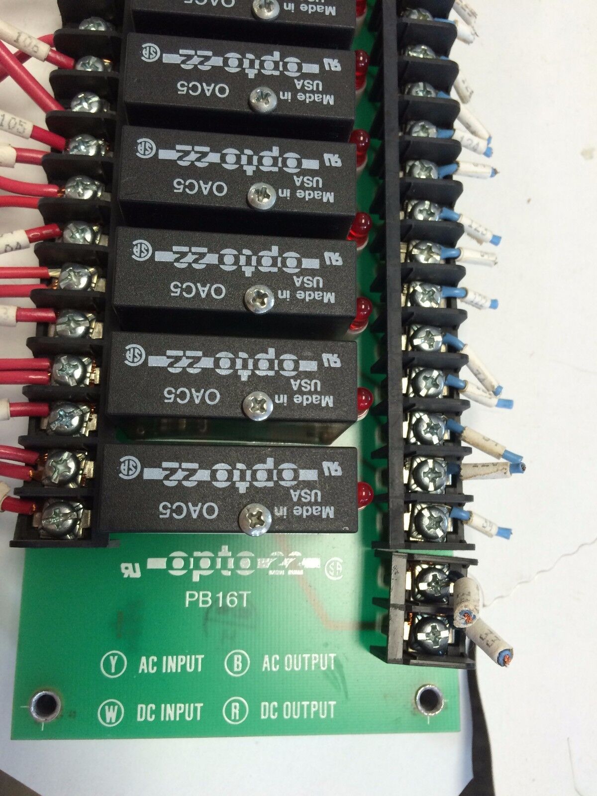 Opto22 Pb16t ,Onto 22 Oac5 & Iac5 Logic Module,Ag