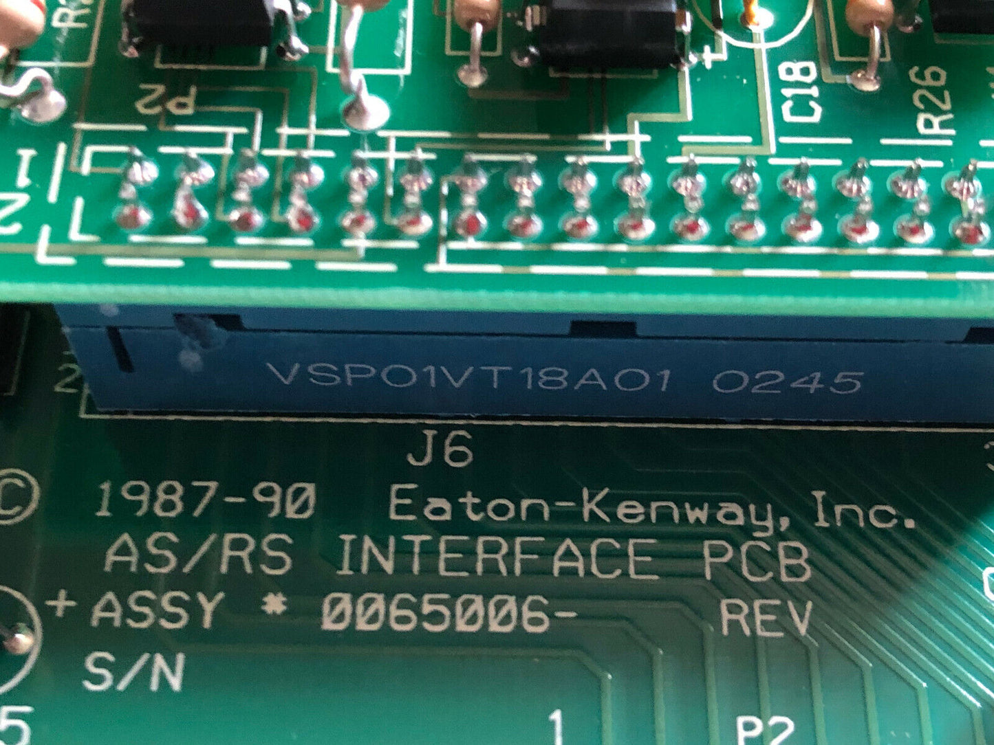 Eaton Kenway 0065006 63598-003 As/Rs Interface Pcb,0063598,80362-001,Em