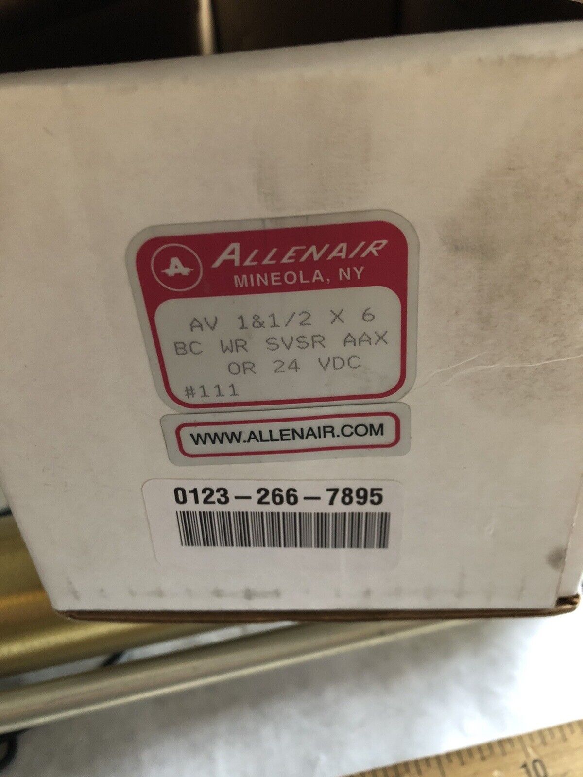 New Allenair Av 1&1/2X6 Bc Wr Svsr Aax Or 24Vdc,Epv3nc,Bcwrsvsraax Pump Valve,Aa