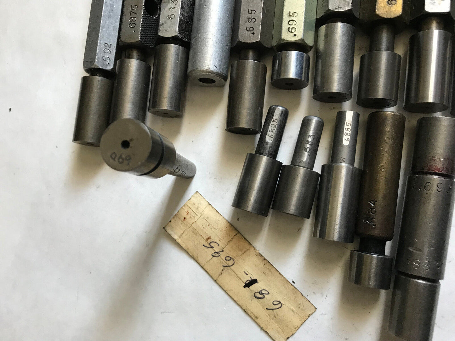 Lot The Pipe Machinery Go No Go Plug Gage,.681 .695,.685,.688,.691,.6850,.695,Et