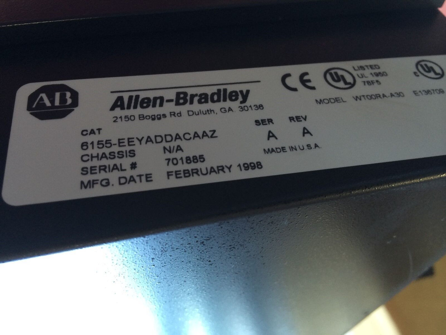 New Allen-Bradley 6155-Eeyaddacaaz Industrial Computer,Stb Vision,Ms Dos,Ti