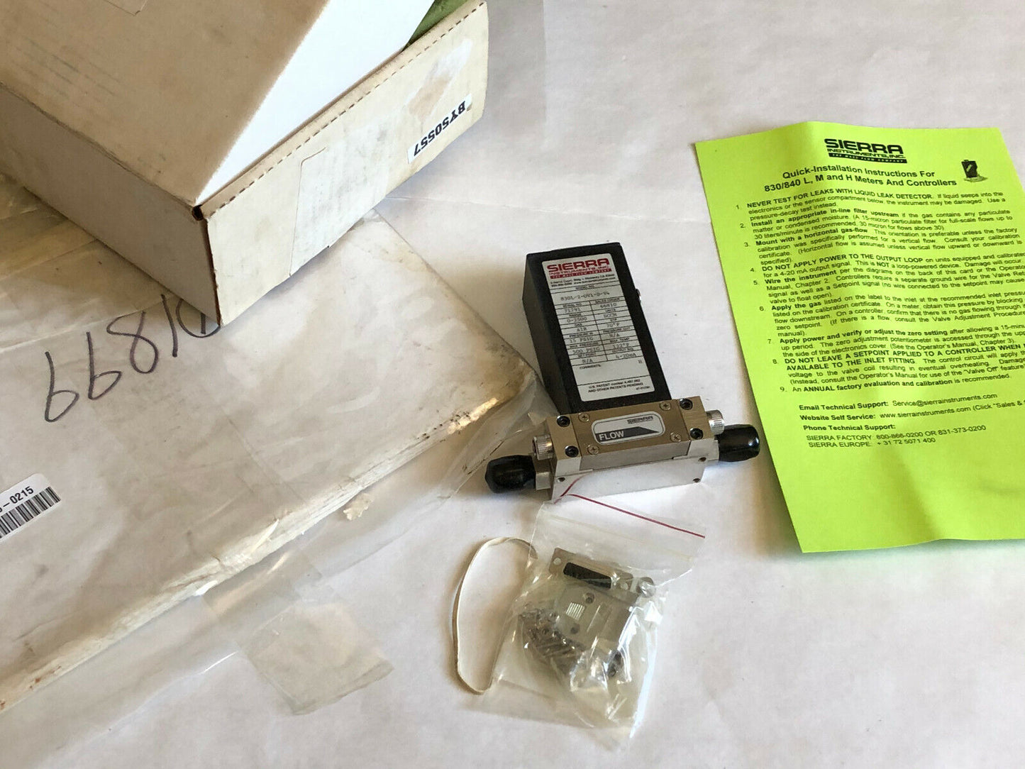 New Sierra 830L-2-Ov1-D-V4 Mass Flow Sensor 830L-2-0V1-D-V4,830L-2-0V1-D-V4,Db