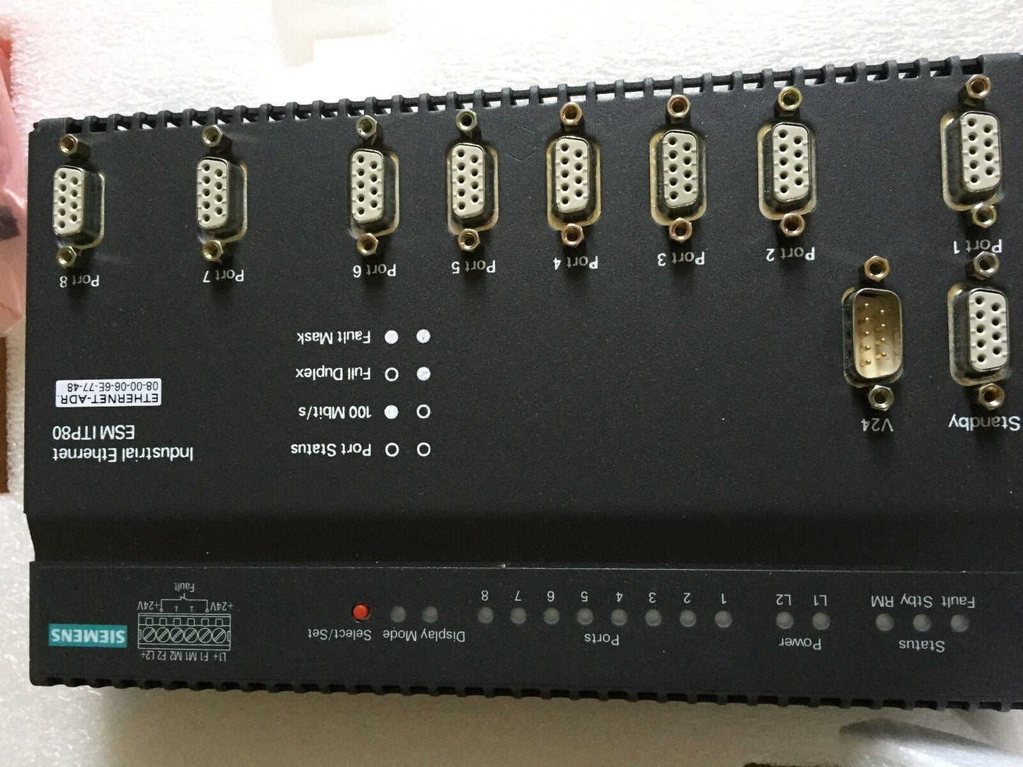 New Siemens 6Gk1105-3Aa00 Industrial Ethernet Esmitp80 Ports 10/100Mbits,Fb
