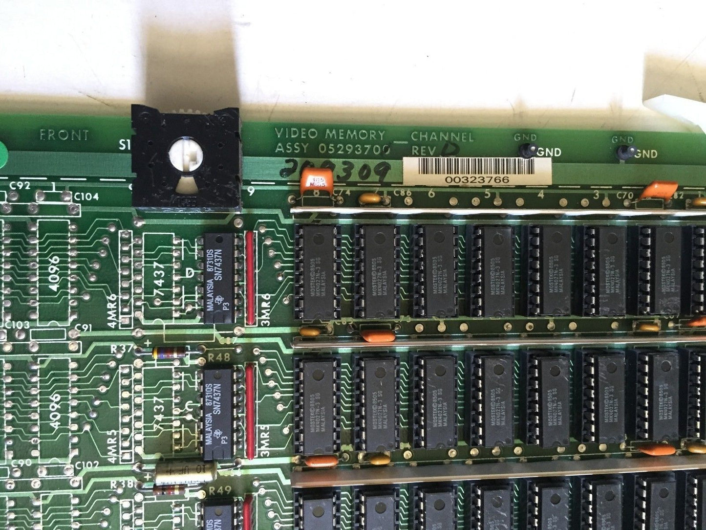 Honeywell 05293700, 04293700 Board Video Memory Channel Measurex 05293701,Ea