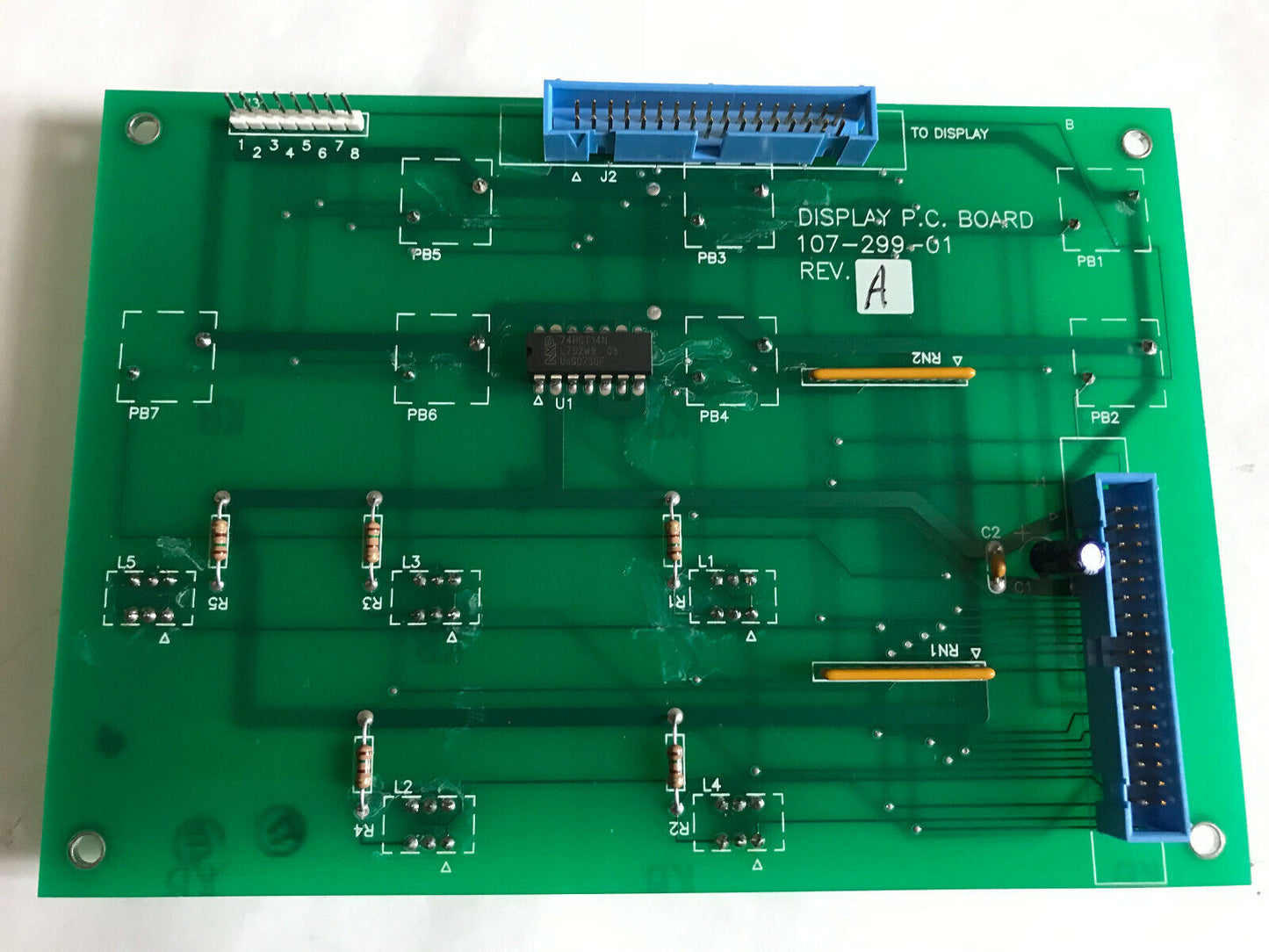 Conair 107-299-01 Rev A Display Pc Board,Sn