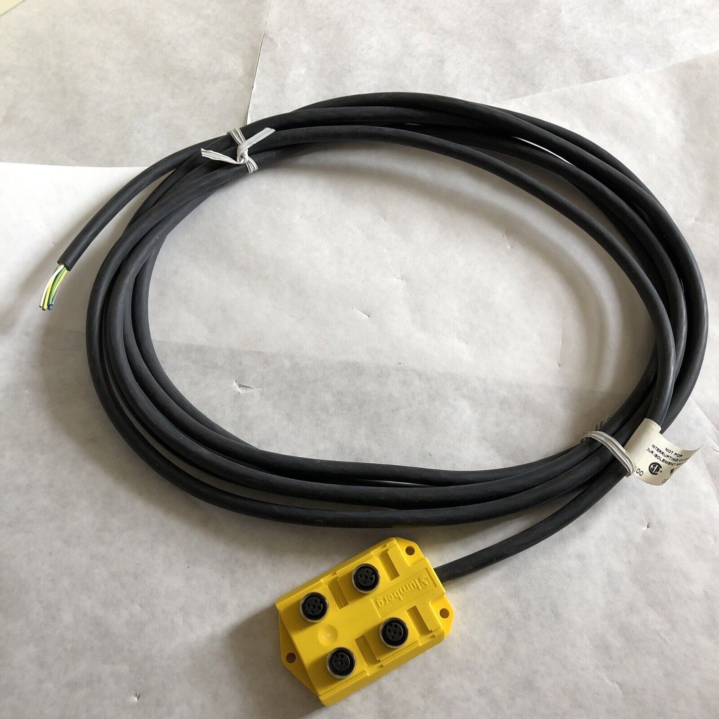 New Lumberg Asb 4Y 5/4-12Xx,Lumberg Asb4y5/4-12/5M,4 Port 5 Pin 6Meter,Eb
