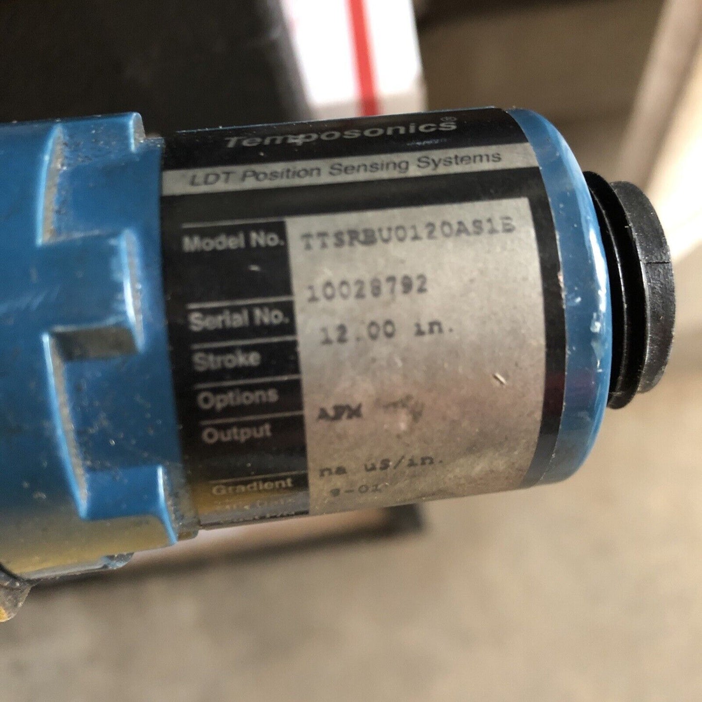Mts Ttsrbu0120as1b,Mts Ttsrbu0120as1e Temposonics Position Transducer 12" ,Al