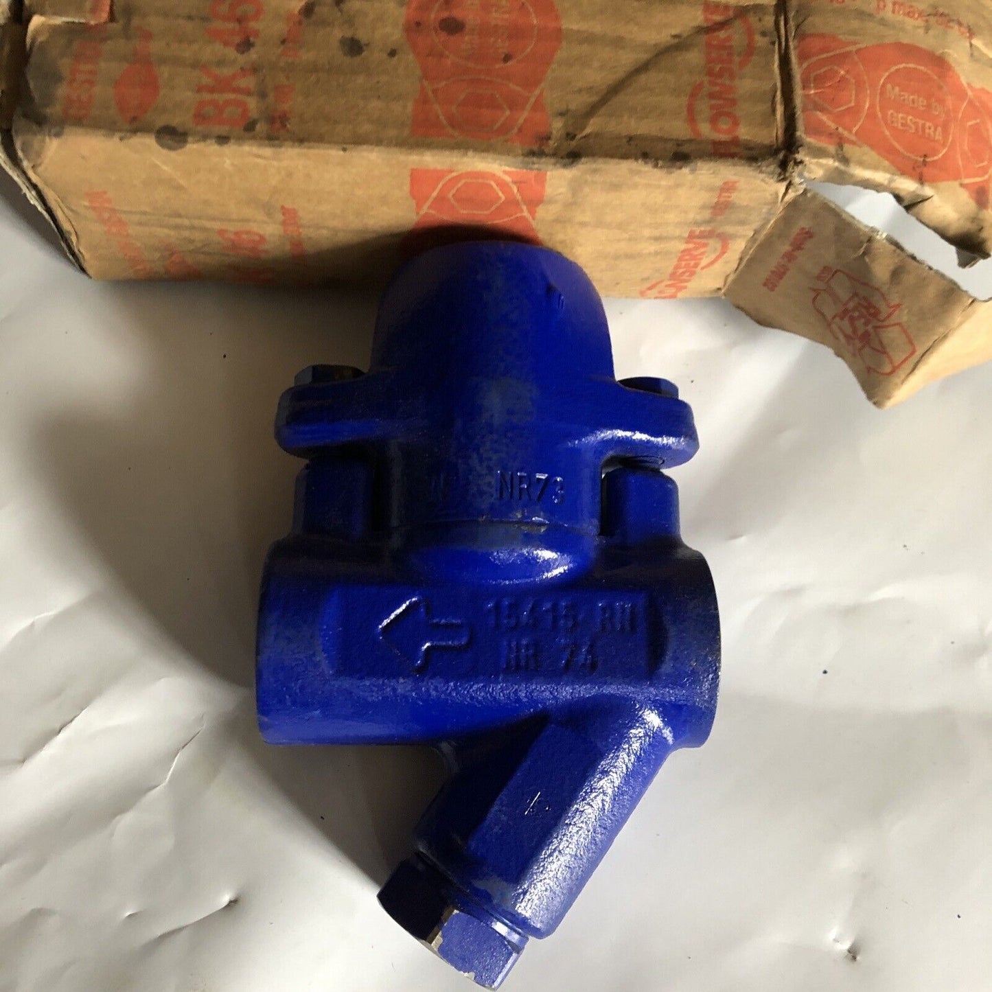 3/4" Flowserve Bk 46 Dn 20 3/4" Pn 40 Thermostatic Steam Trap,Gestra 0460 Rn,Aa