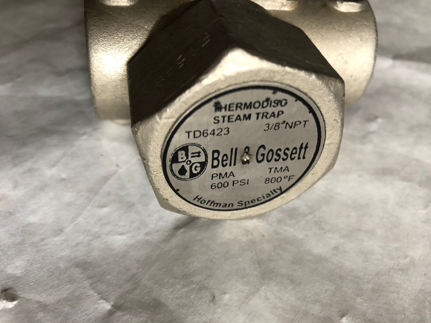 Bell & Gossett Hoffman Specialty 3/8" Npt Td6423 Thermostatic Disc Steam Trap,Am