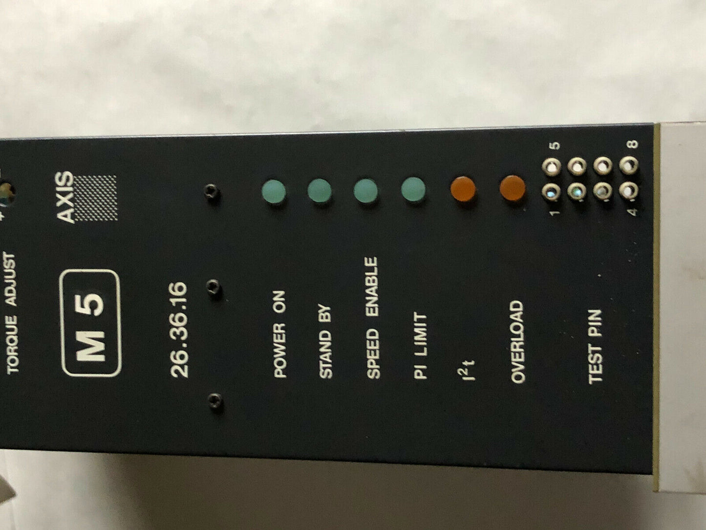 Sieb & Meyer 26.36.015.11,Sieb Meyer M5 Axis Amplifier 26.36.16,1865Sd64ra,Fl