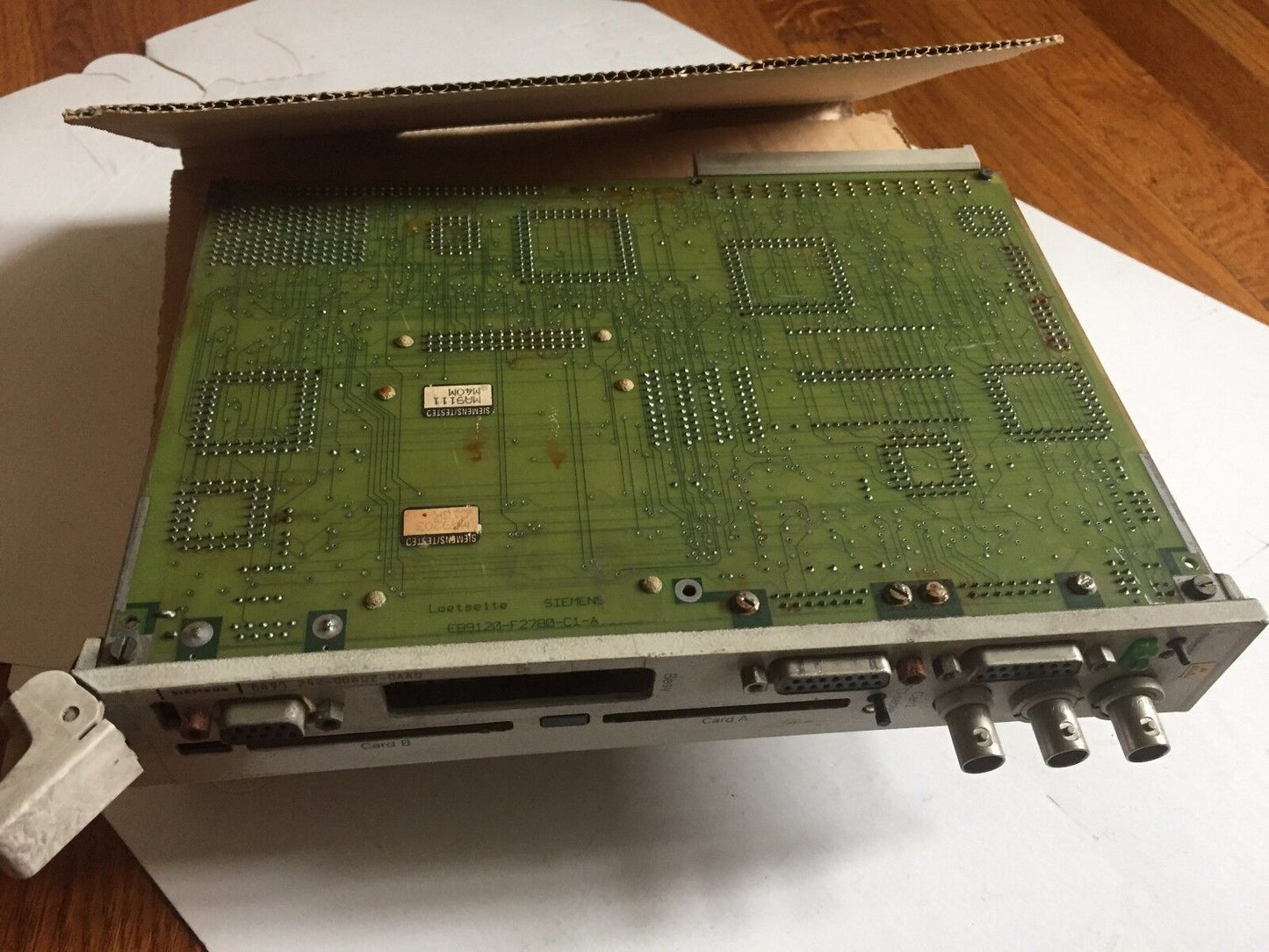 Siemens 6Av1 242-0Da02-0Aa0 Cpu Module,6Av1-242-0Da02-Oaao,E89120-F2780c1a,Cx,Db