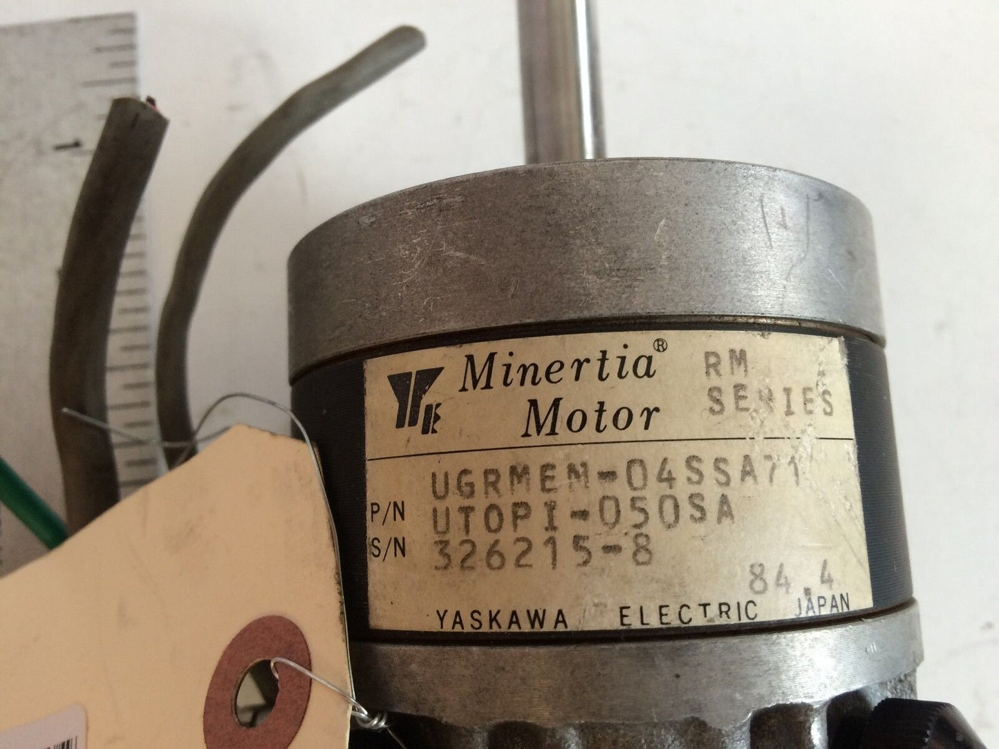 Yaskawa Electric Ugrmem-04Ssa71 Servo Motor, Shaft Diameter: 11Mm,Tc