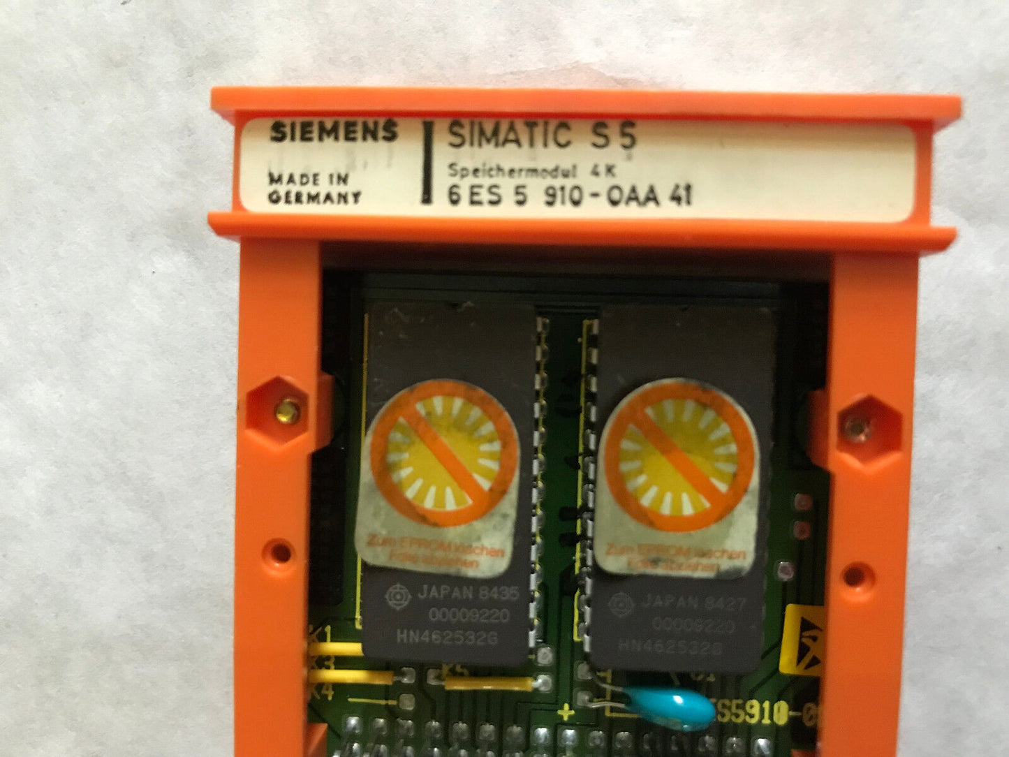 Siemens 6Es5-910-0Aa41 Memory,Simatic S5,6Es 5 910-Qaa 41,6Es 5 910-Oaa 41,Ag