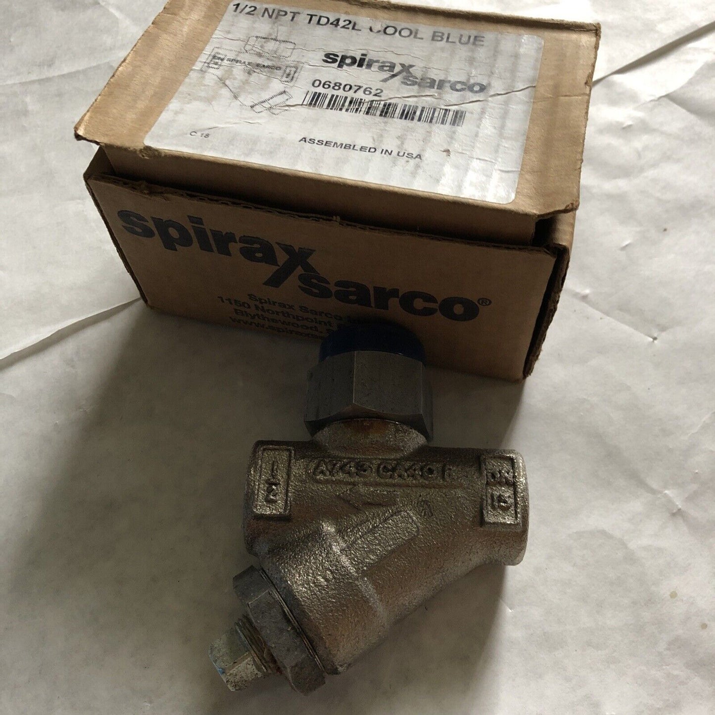 Spirax Sarco Td42l Cool Blue Thermodynamic 1/2” Steam Trap,Bu