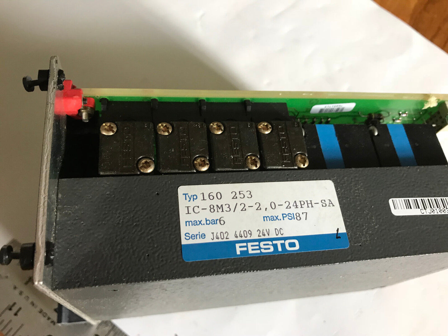 Festo 160-253 Pneumatic Air Valve Module Festo 12159,Ic-8M3/2-2,0-24Ph-Sa,Em