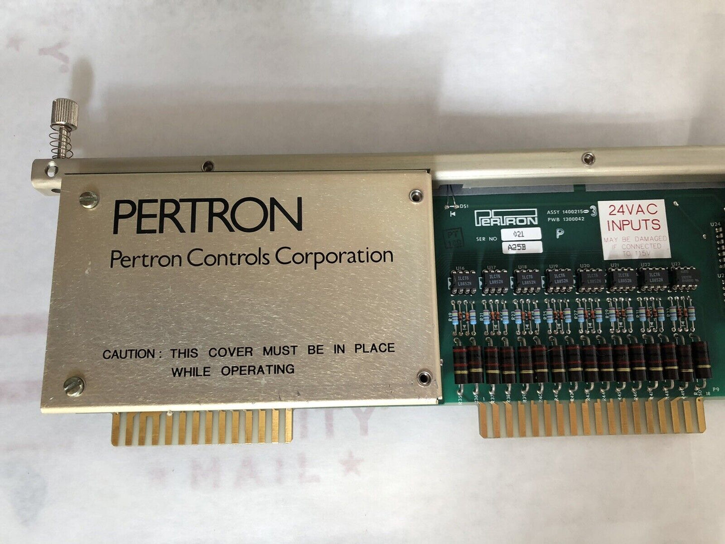 Pertron 1400215-3,Pwb 1300042 1400215 24Vac Input/Output Distribution Board,Dk