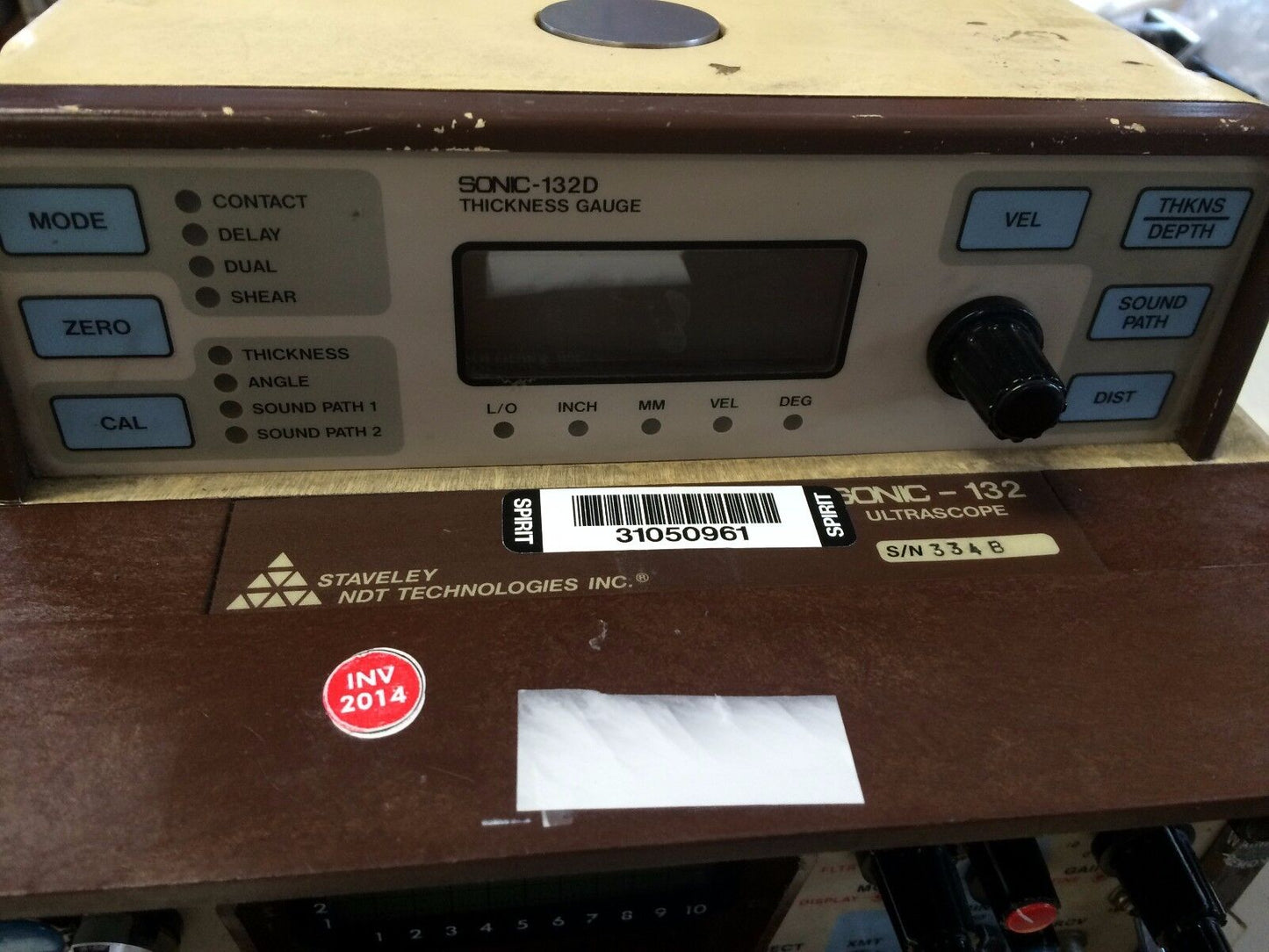 Staveley Sonic-132 Ultrascope, Sonic 132D,Ndt Thickness Gage,Be