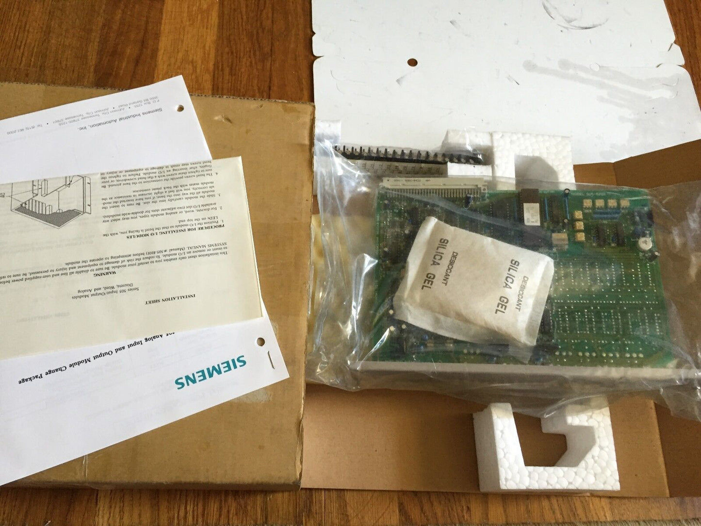 New Siemens 505-6202,2 Ch Analog Output 12Bpoint Single Ended Double Wide,Bd
