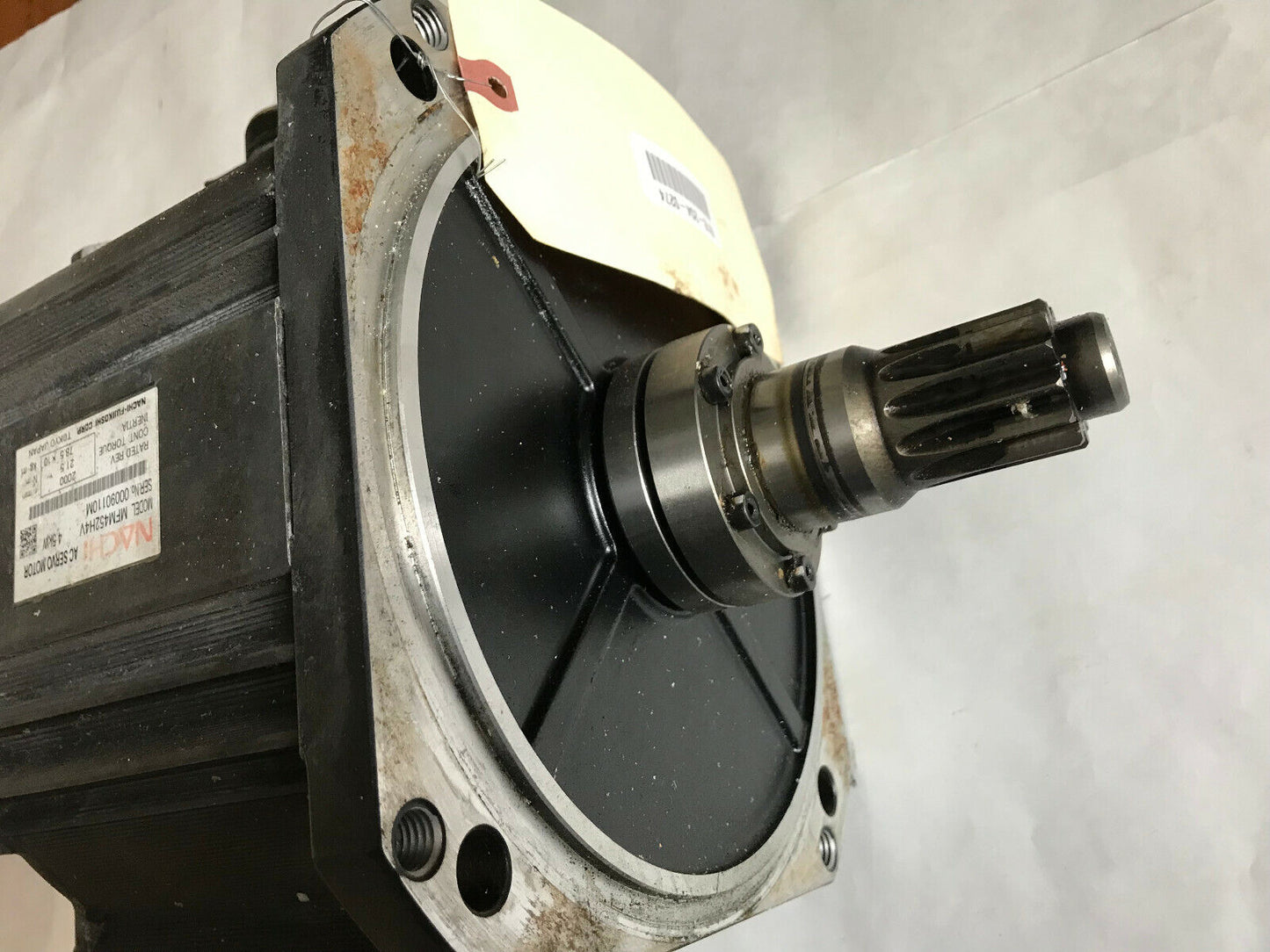 Nachi Mfm452h4v Ac Servo Motor. 4.5Kw, 2000Rpm, 21.5Nm,Sn