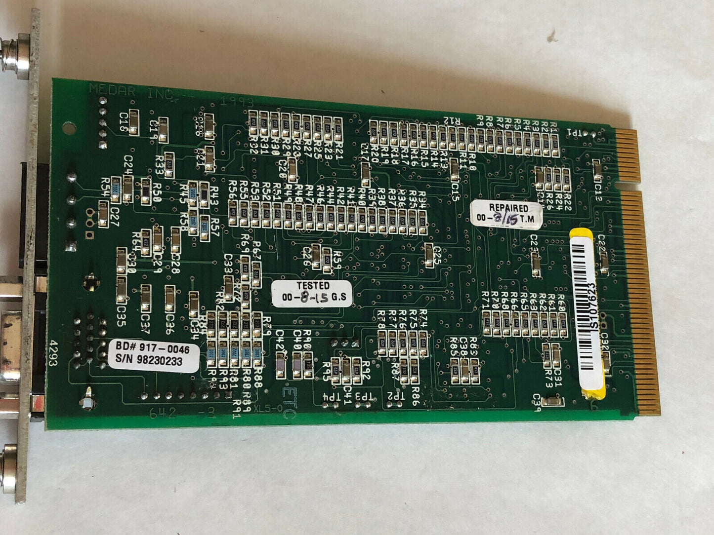 Lot 2 Medar Medweld 3001 1993 642-3 Pcb Board One Missed Front Panel,Dk