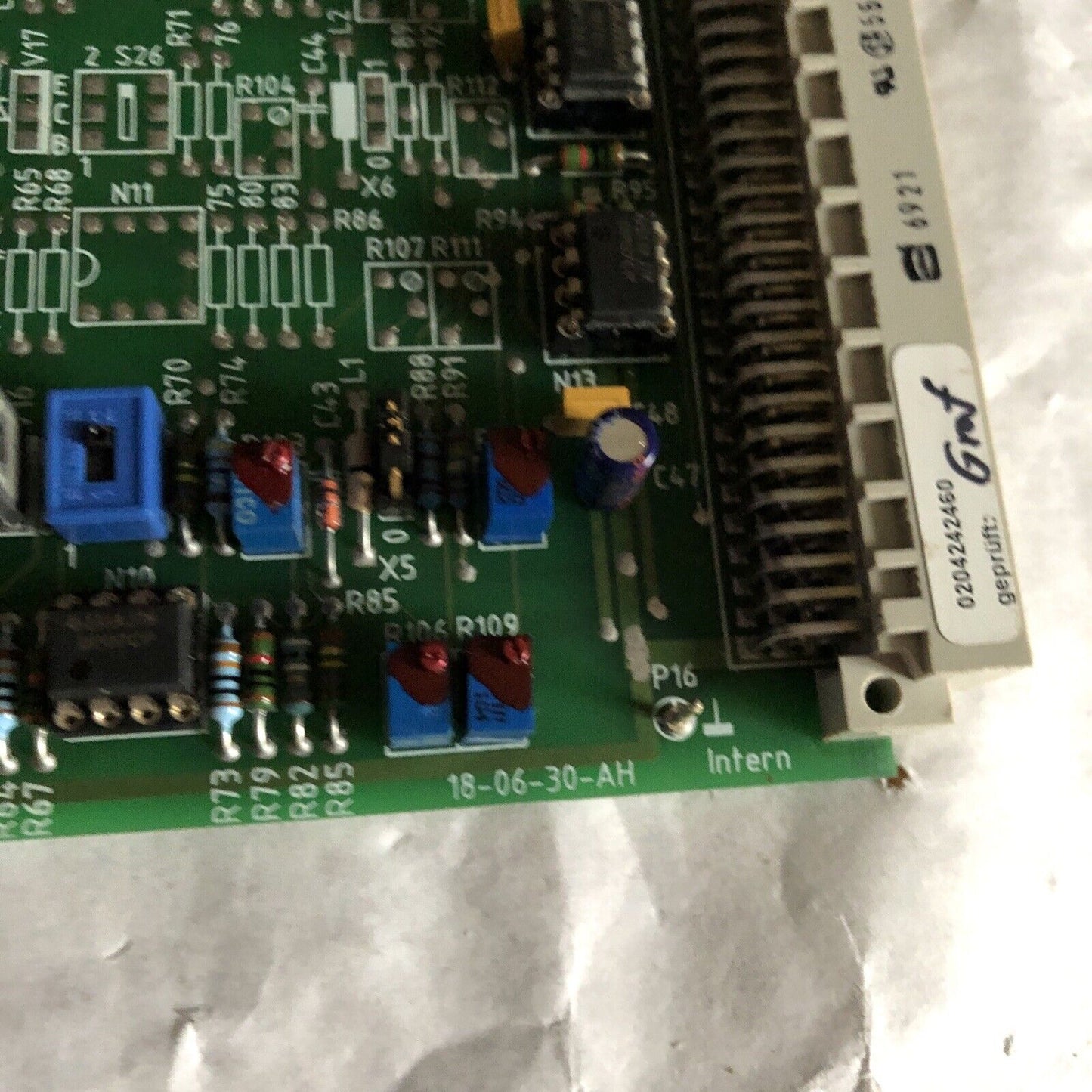 Haas Laser Pcb Board Aecw 18-06-72-00 18-06-30-Ah,Ay