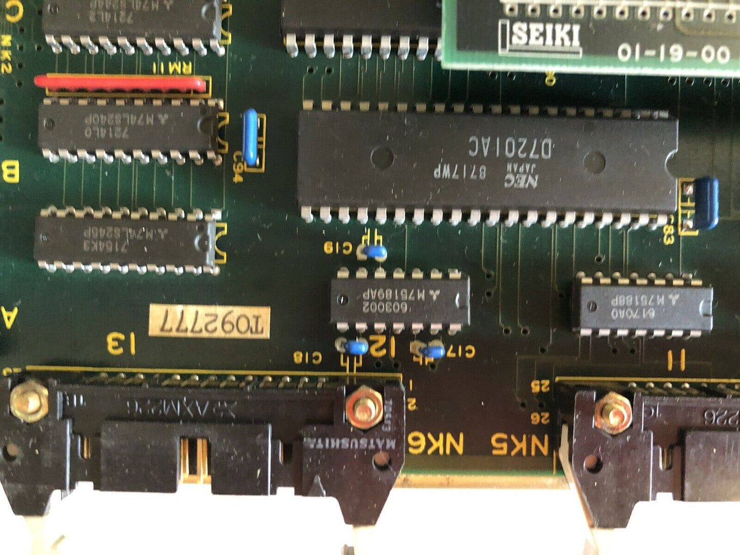 Sanyo Denki Servo Drive S16-Ii,01-04-03/02,Si6ii,Seiki 01-19-00 Ram Disk,Ea