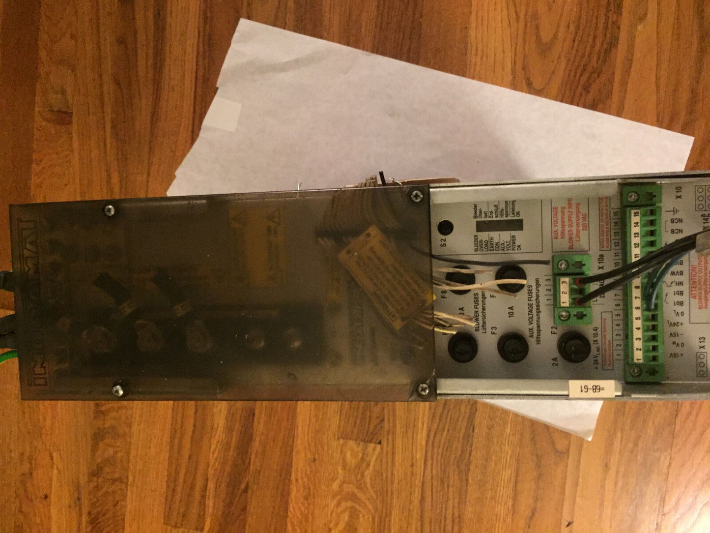 Indramat Kdv2-2-100-220/300,Kdv2-2-100-220/300-W1 Power Supply,Bm
